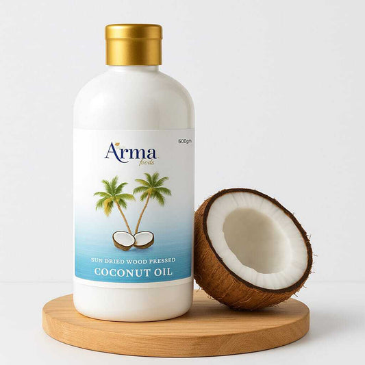 COCONUT OIL SUNDRIED & WOOD PRESSED